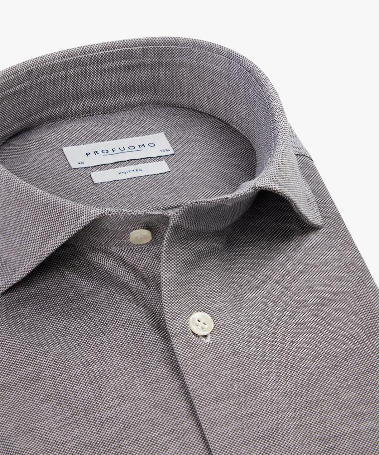 Profuomo Groen Knitted Overhemd