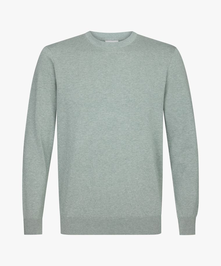 profuomo Groene luxury basic crewneck