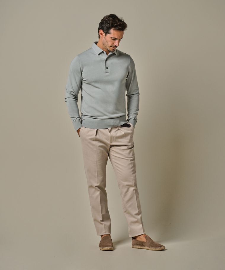 profuomo Groene luxury basic one piece polo