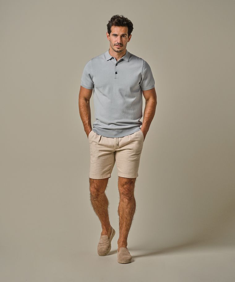 profuomo Groene luxury basic polo