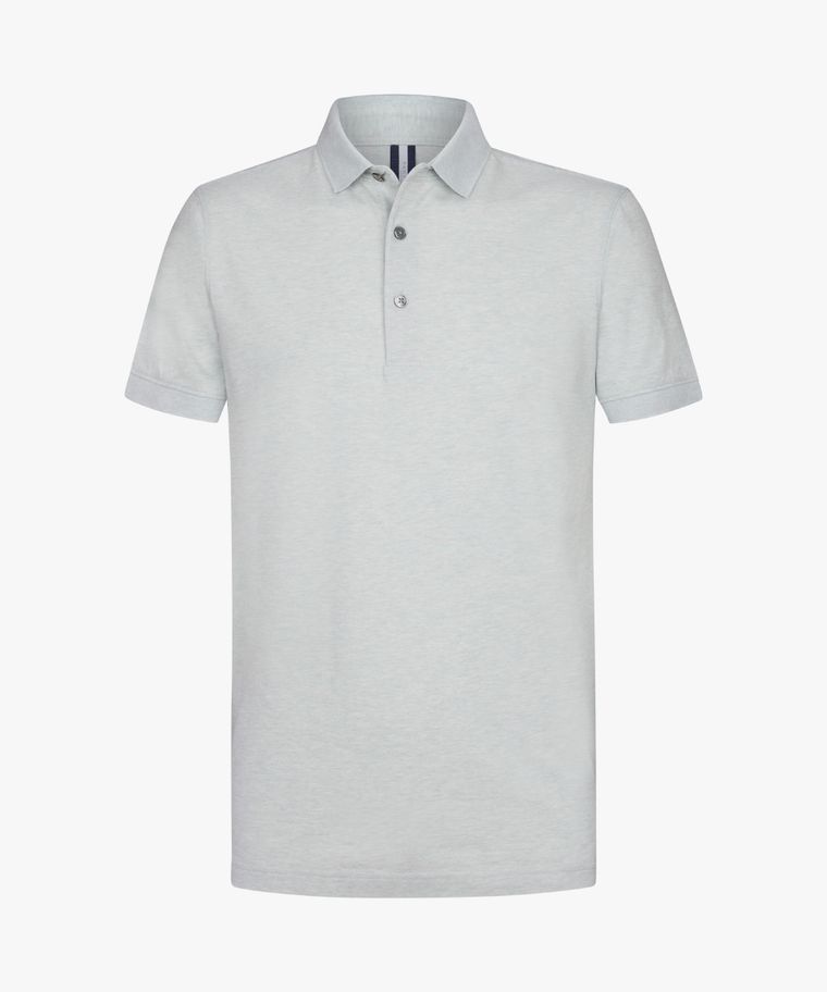 profuomo Groene stretch pique polo