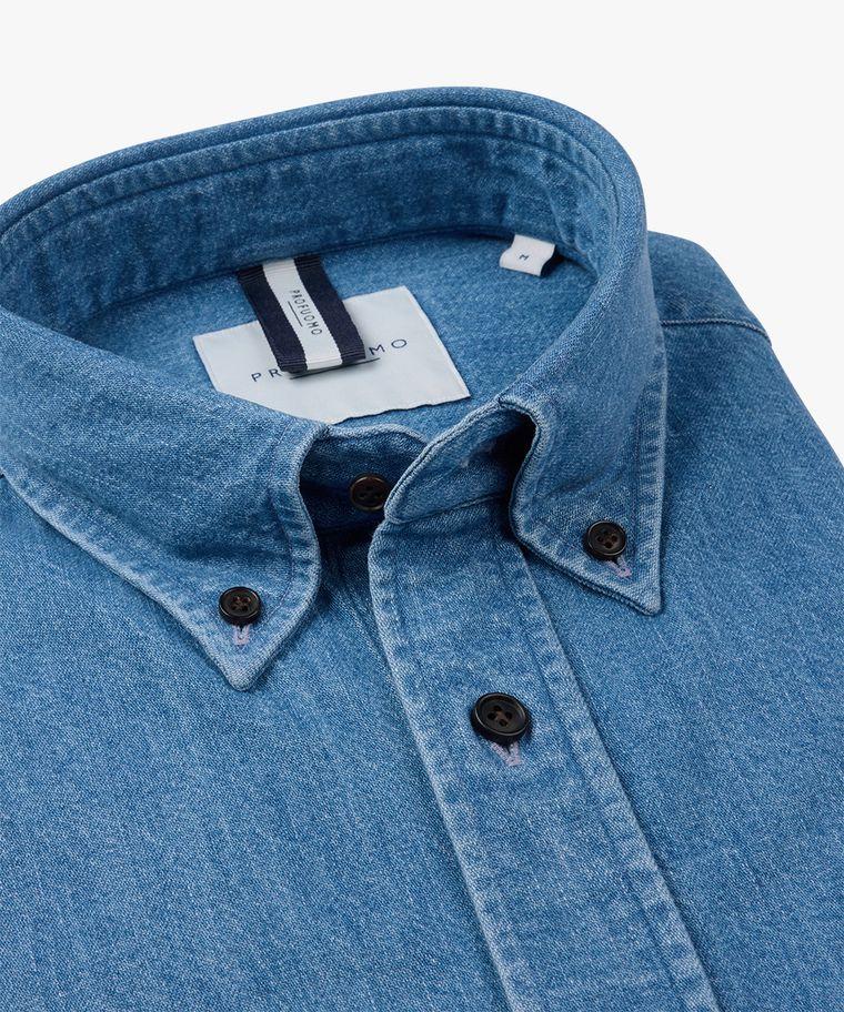 Profuomo Japanese Denim Button Down Collar