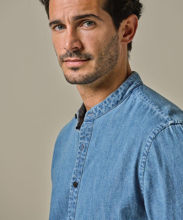 Profuomo Japanese Denim Standing Collar