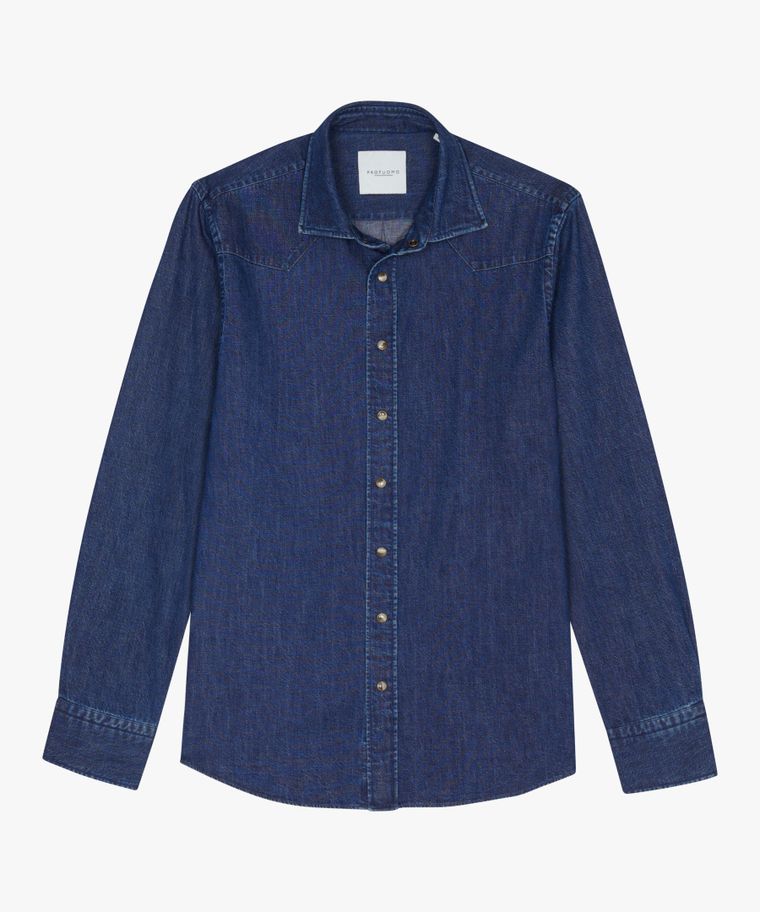 Profuomo Japanese Indigo Overhemd