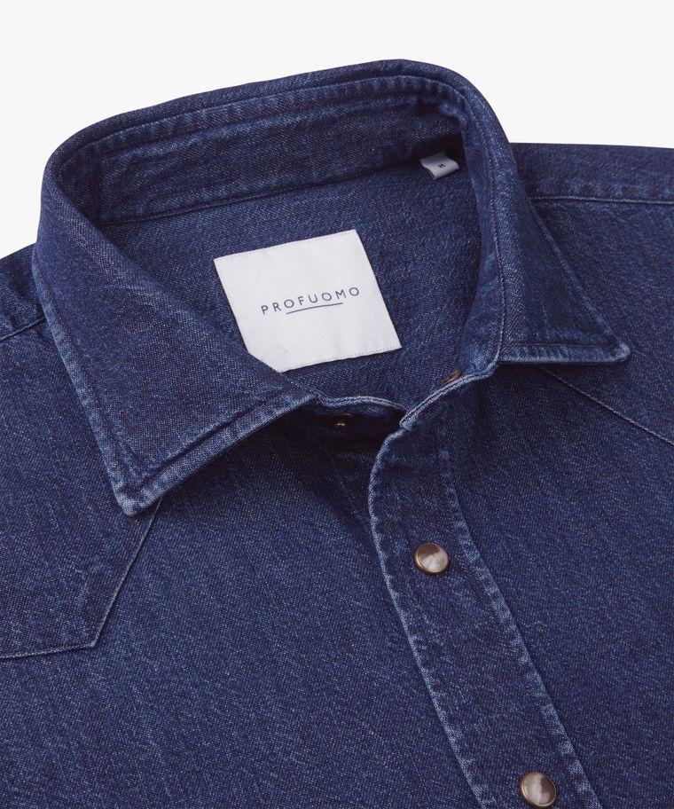 profuomo Japanese indigo overhemd
