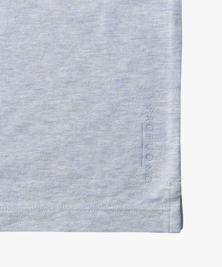 Profuomo Lichtblauw Stretch Pique T-shirt
