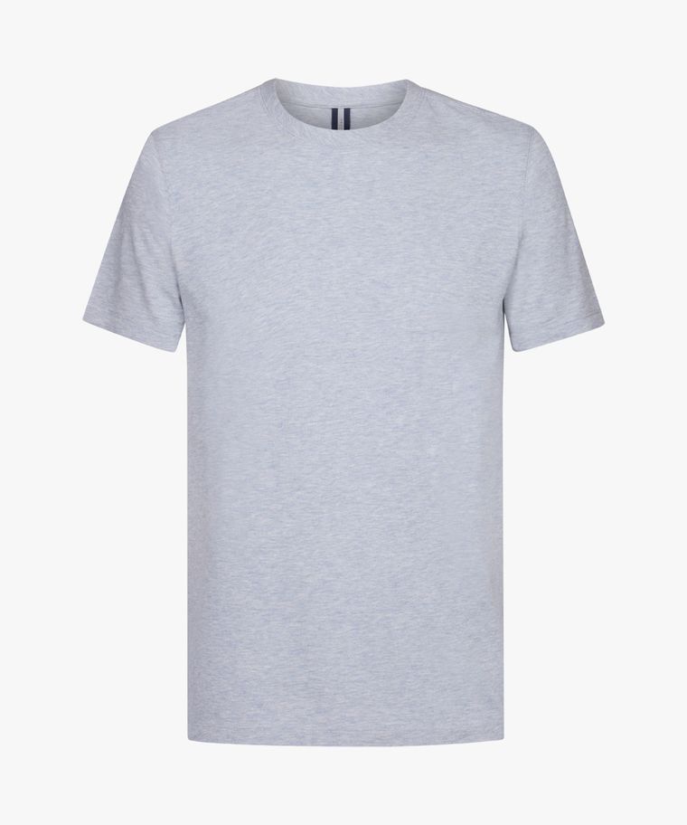 profuomo Lichtblauw stretch pique t-shirt