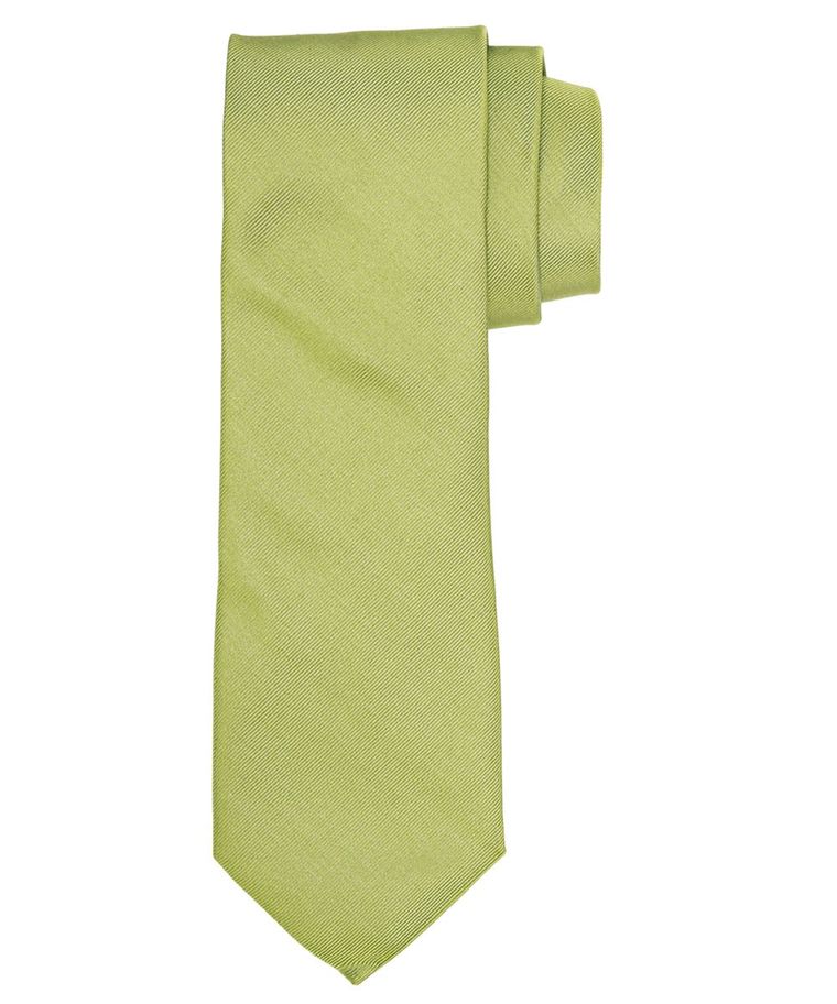 profuomo Lime ribs zijden das