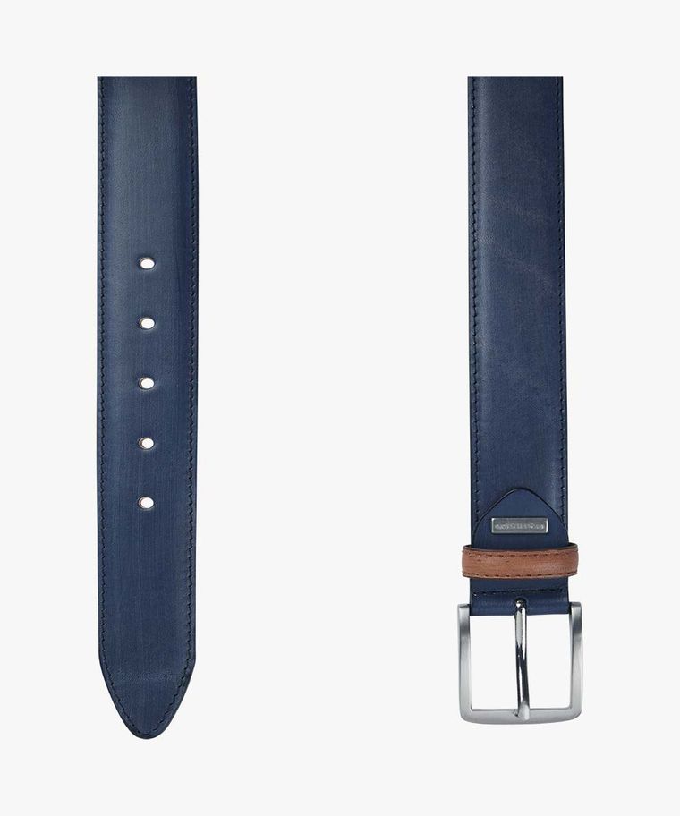Profuomo Navy Contrast Loop Riem