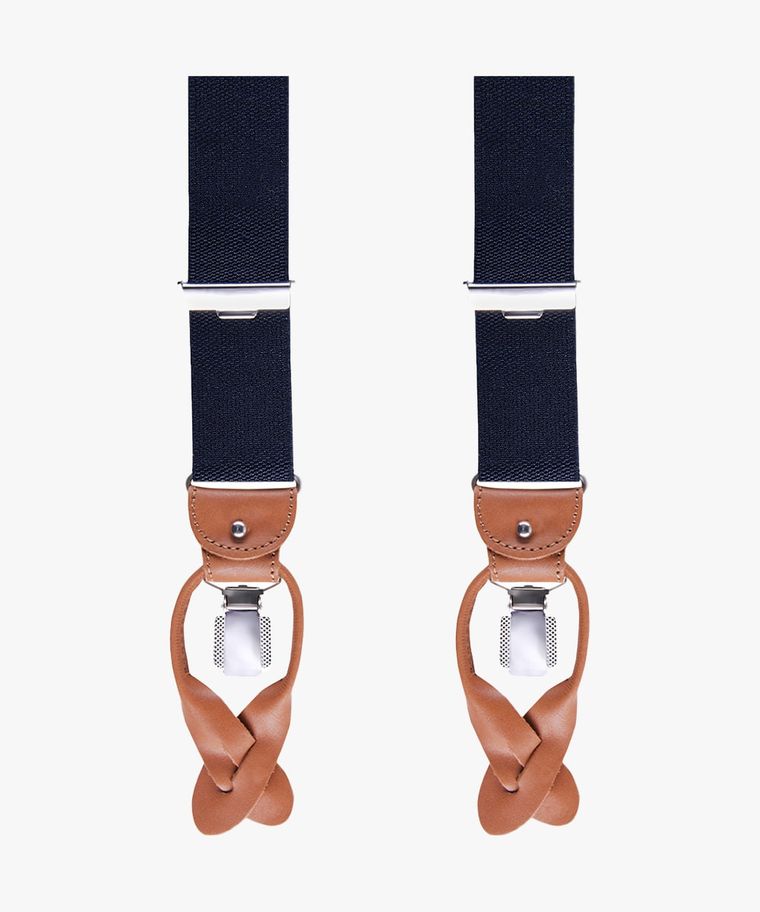 profuomo Navy informele bretels