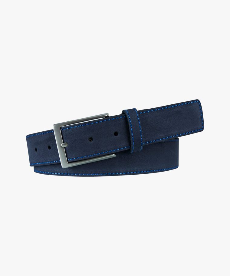 profuomo Navy lederen riem