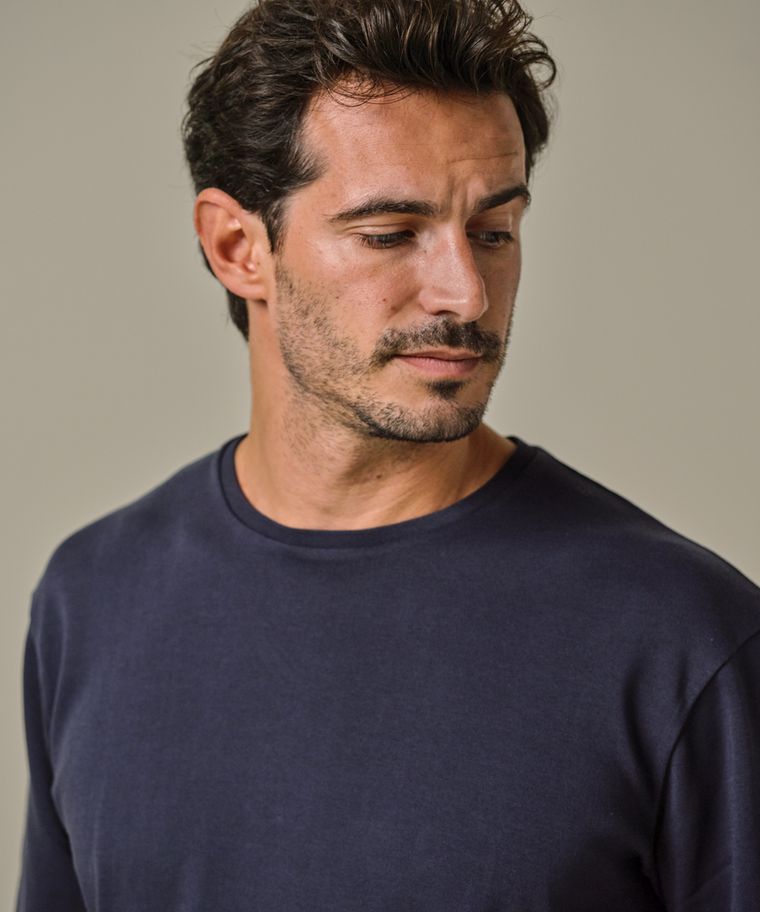 Profuomo Navy Loose Fit T-shirt