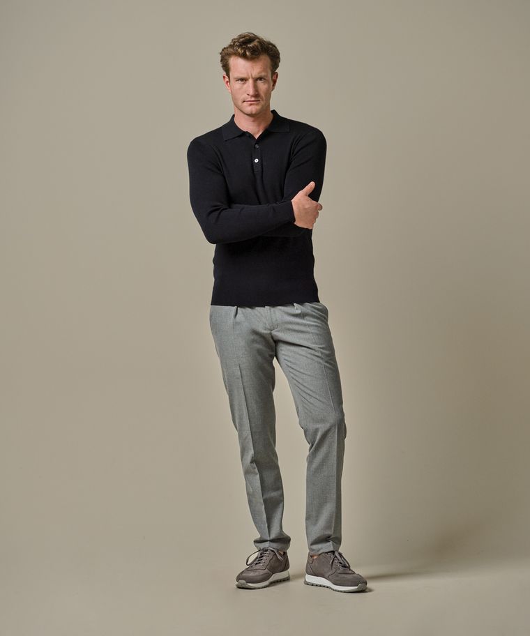 profuomo Navy luxury basic polo