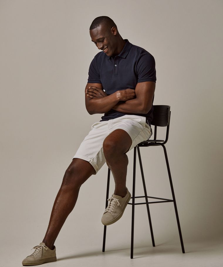 profuomo Navy pique polo