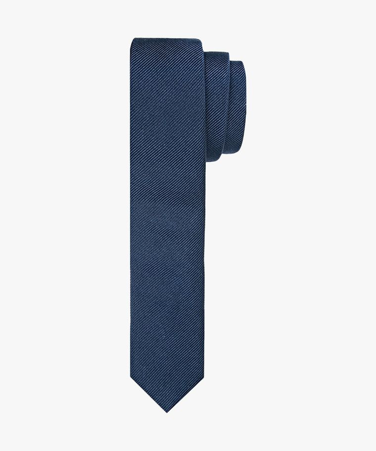 profuomo Navy smalle zijden das