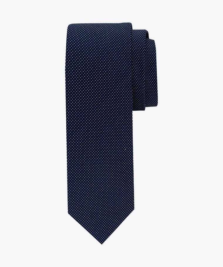 profuomo Navy structuur zijden das