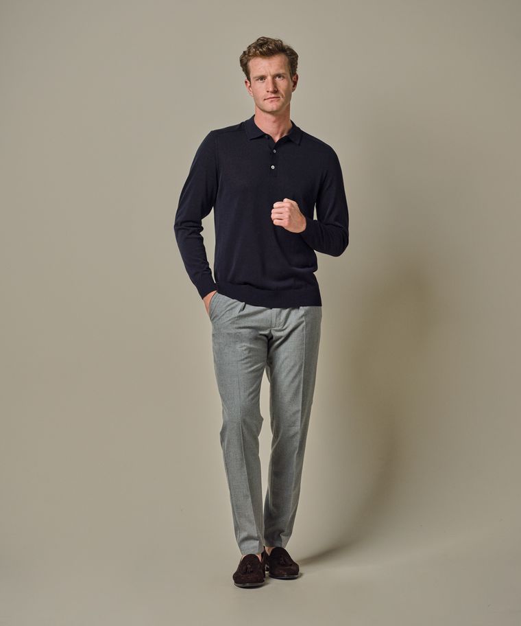 profuomo Navy tech polo