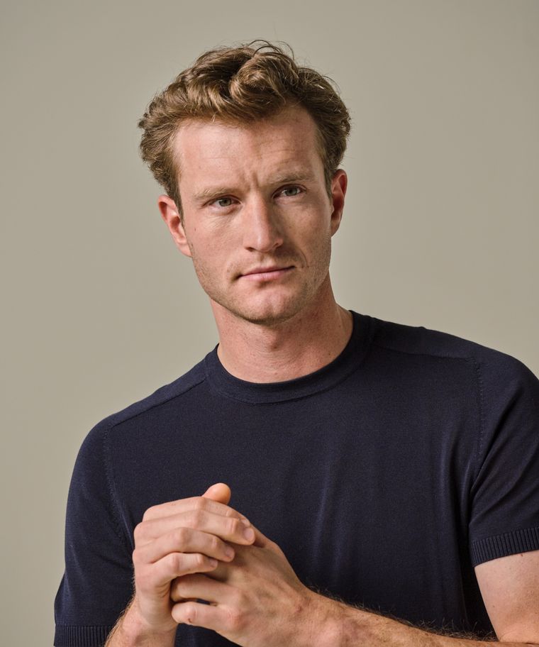 Profuomo Navy Tech T-shirt