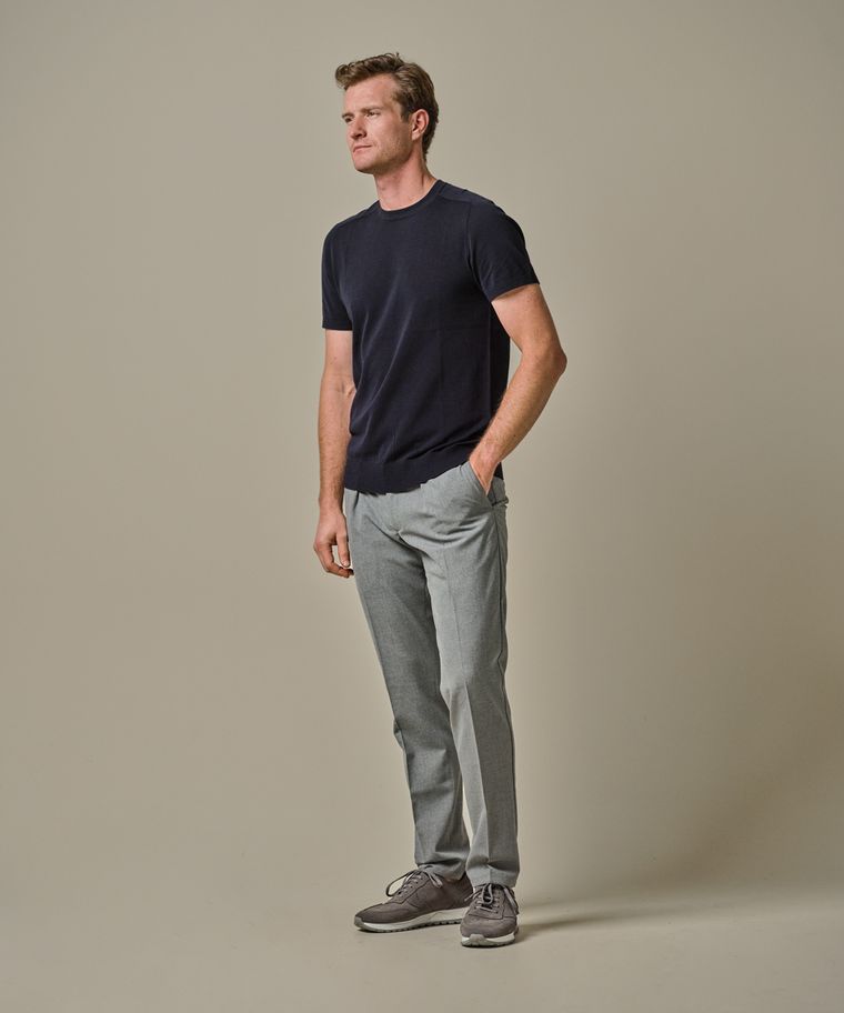 profuomo Navy tech t-shirt