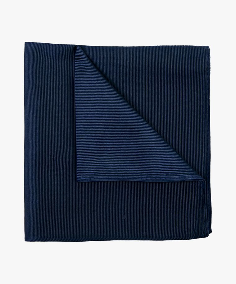 profuomo Navy uni zijden pochet