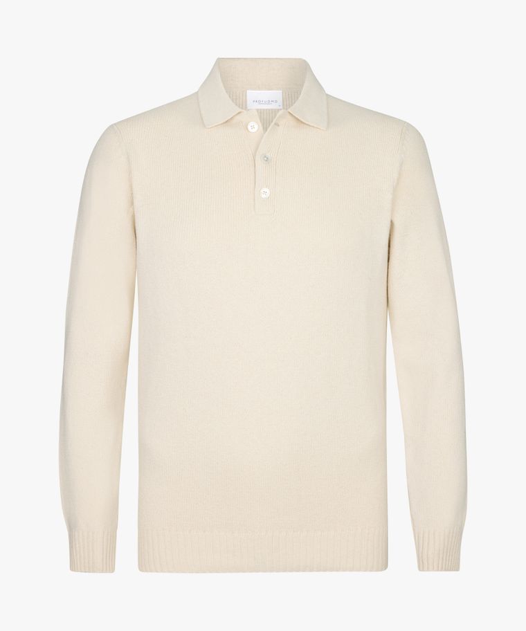 profuomo Off white heavy polo