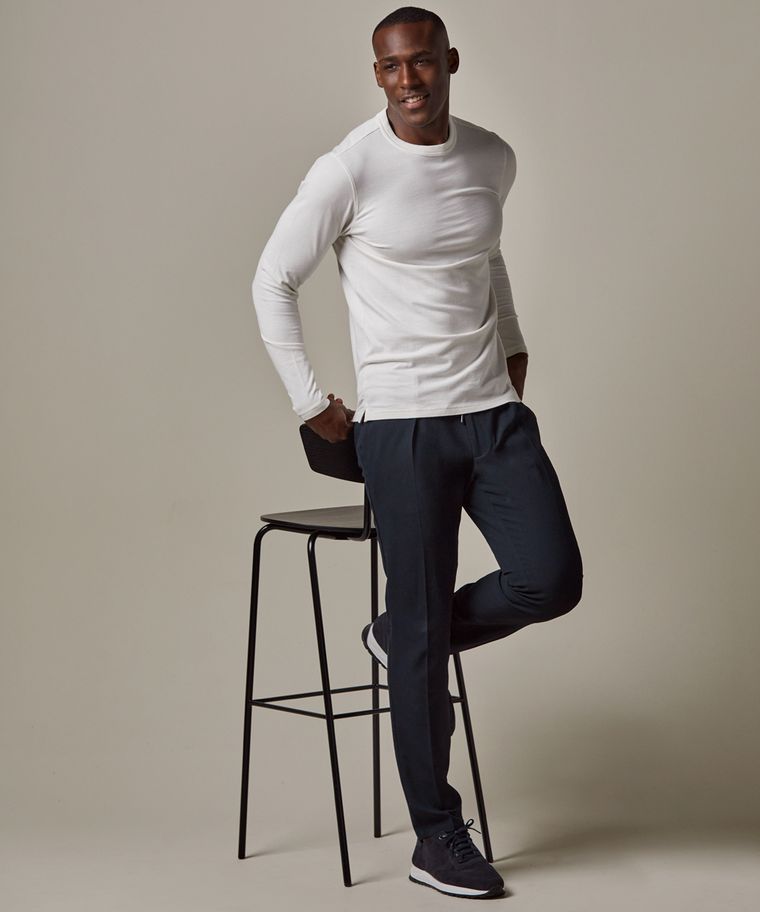 profuomo Off white longsleeve t-shirt