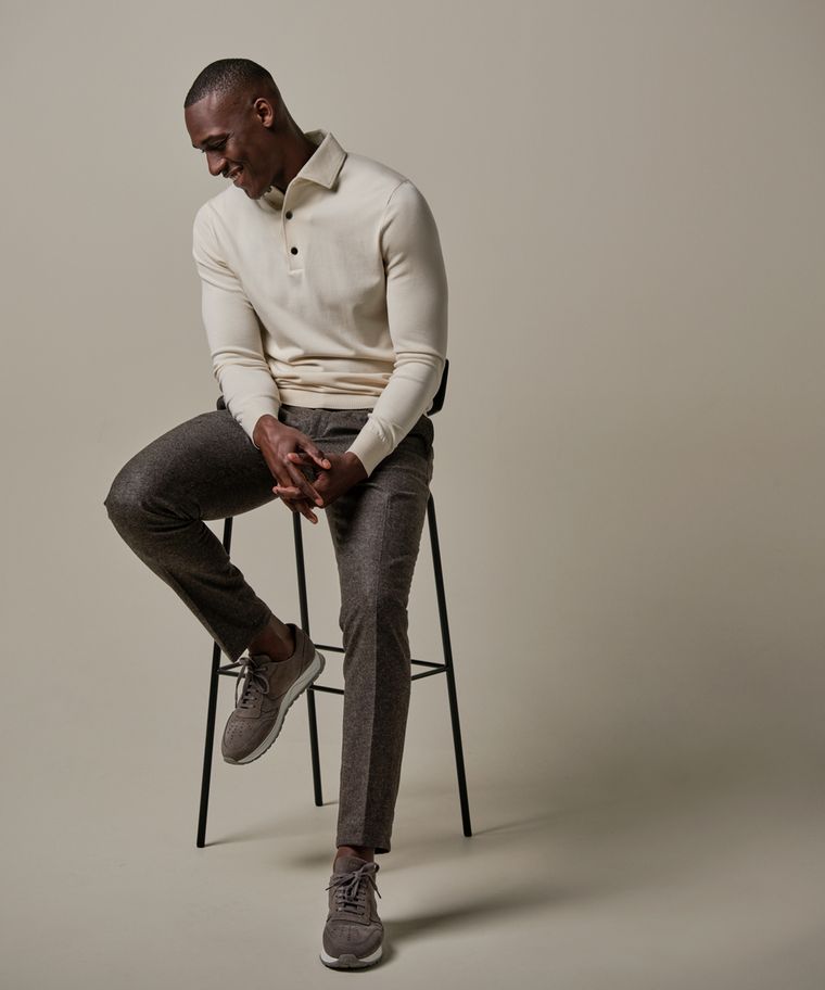 profuomo Off white luxury basic one piece polo