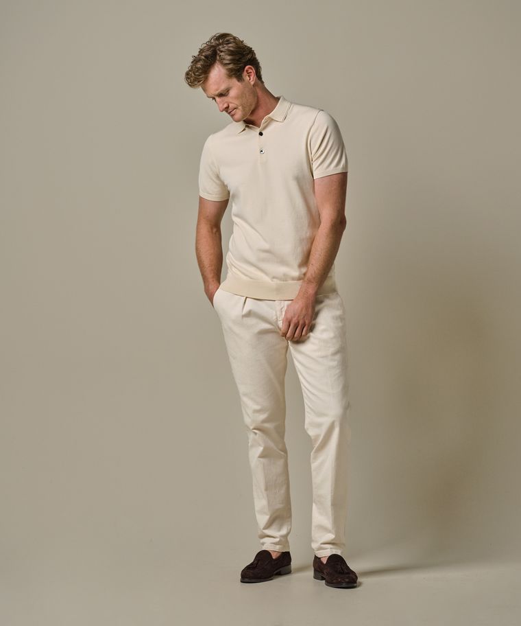 profuomo Off white luxury basic polo