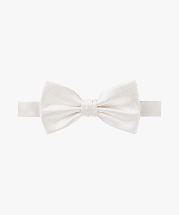 profuomo Off white zijden trouwstrik