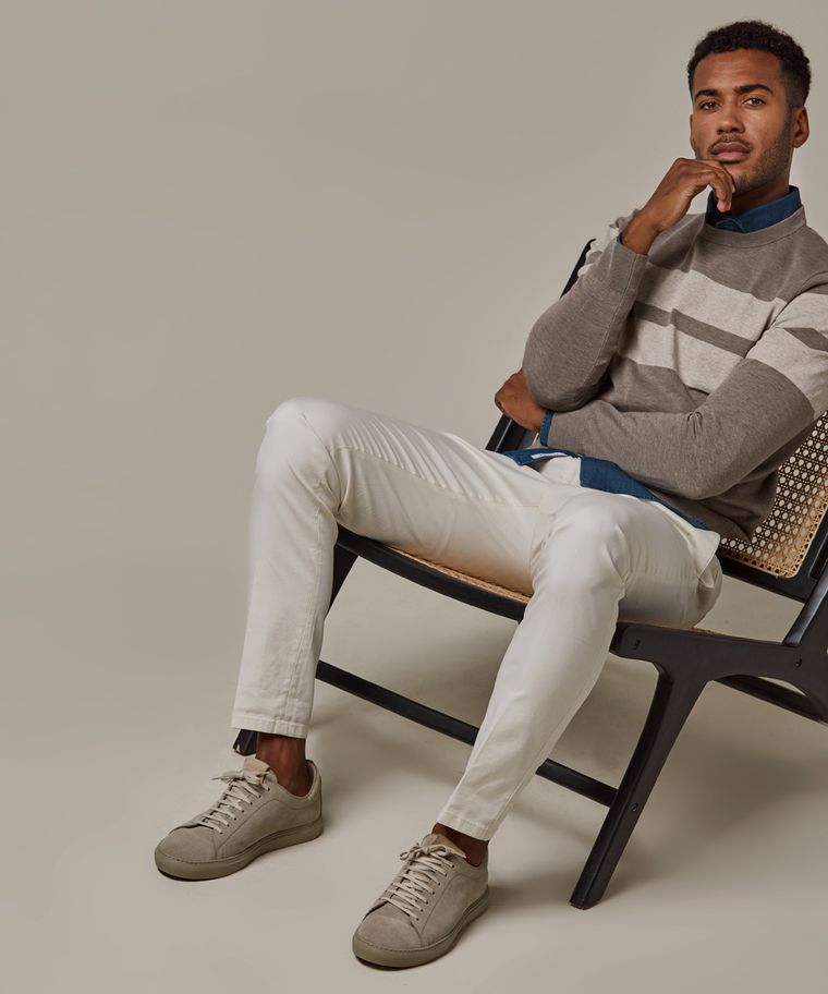 Profuomo Taupe Suède Sneaker