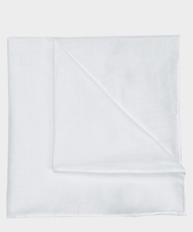 profuomo Wit katoenen pochet