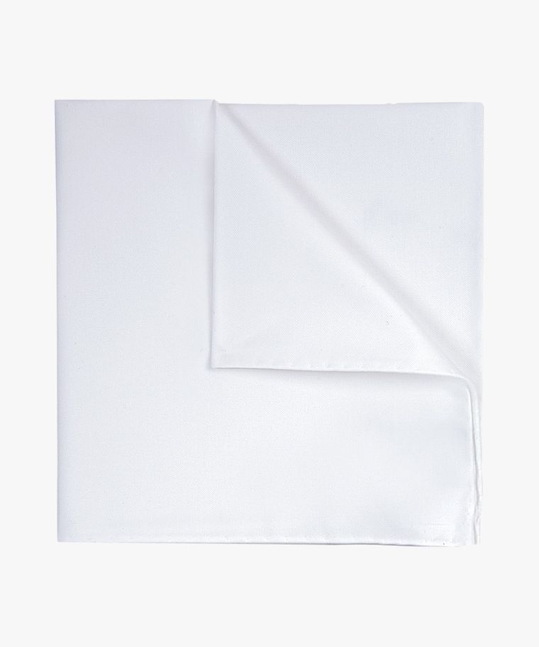 profuomo Witte royal twill pochet