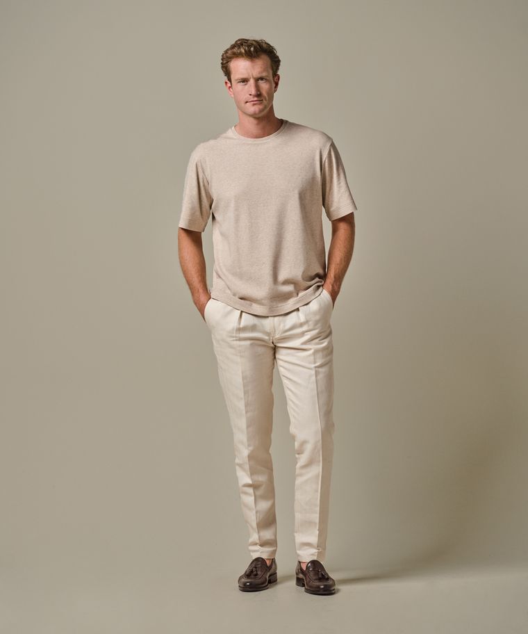 profuomo Zand loose fit t-shirt
