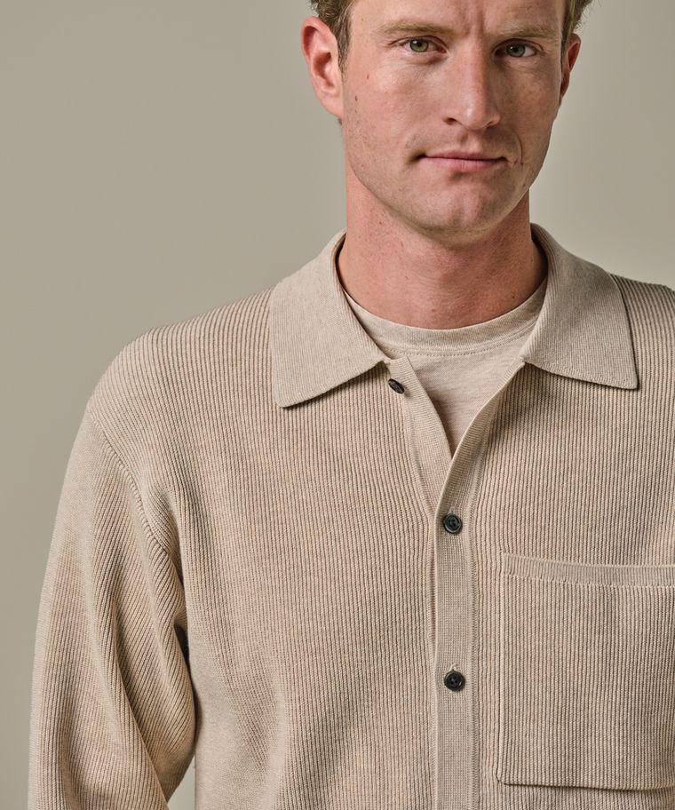 Profuomo Zand Luxury Basic Overshirt