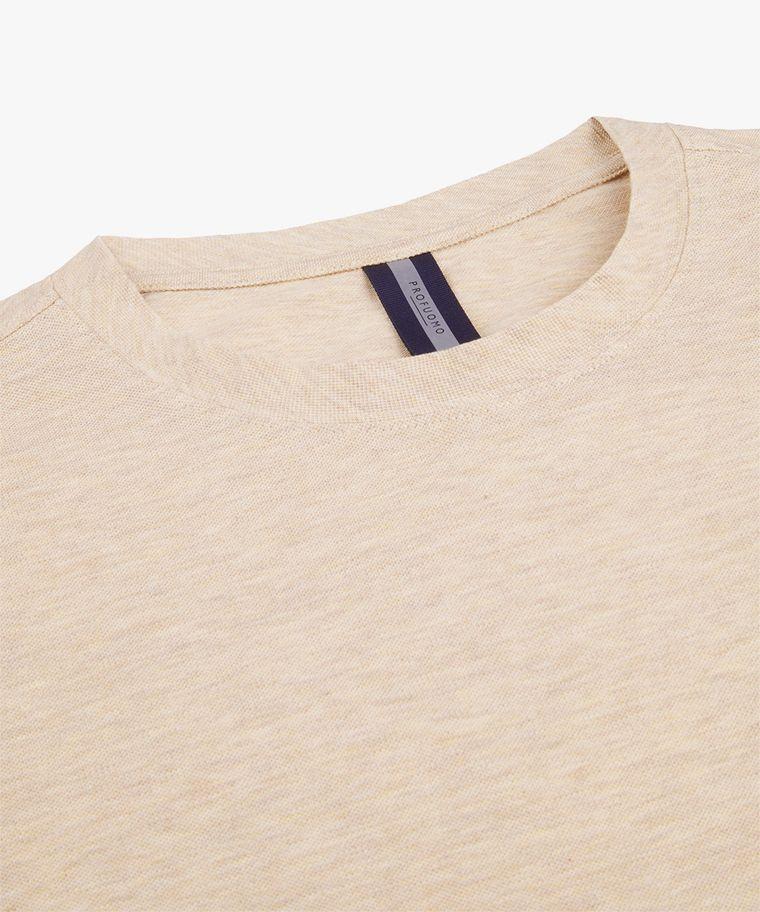 Profuomo Zand Stretch Pique T-shirt