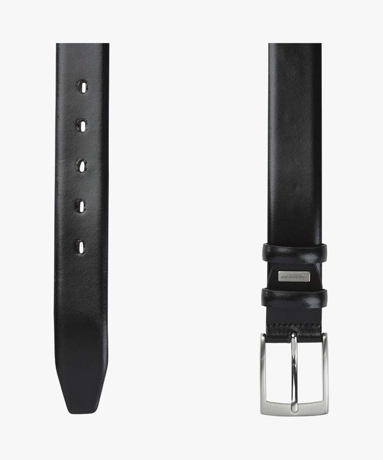 Profuomo Zwart Lederen Riem