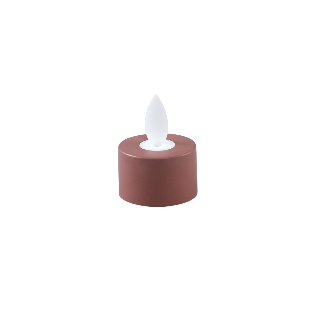 ptmd Led Candle Brown Tealight Decoratie Led Candle Brown Tealight Candles Led Candle Brown Tealight LED