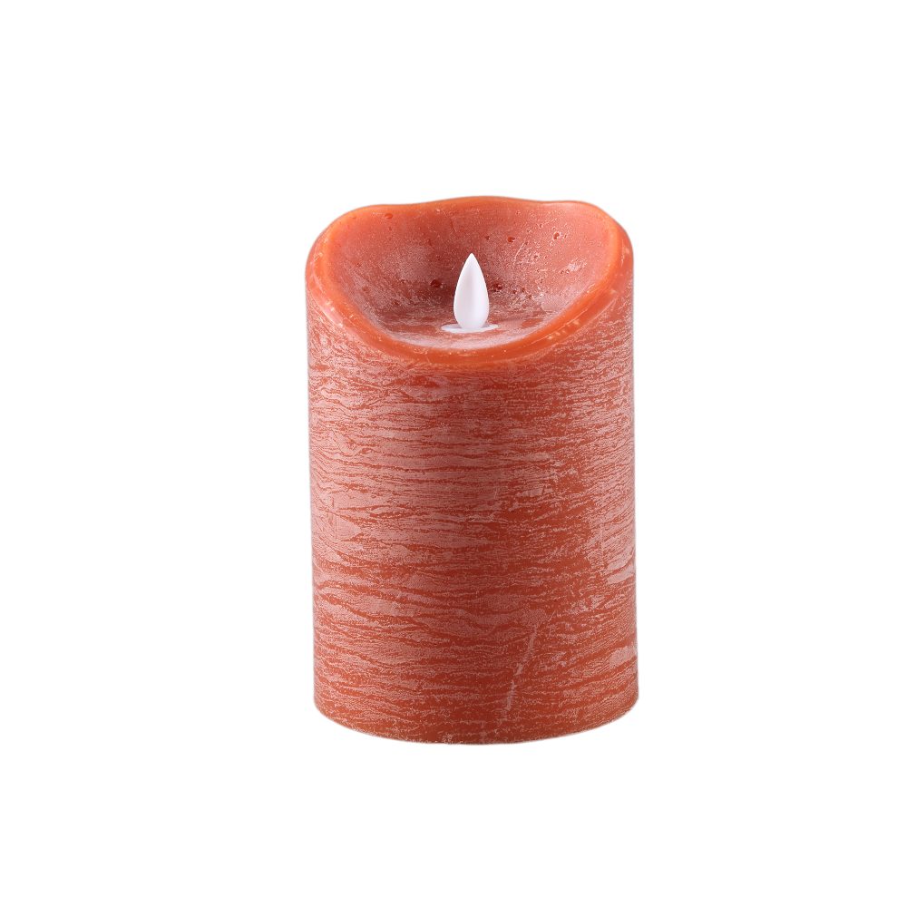 ptmd Led Candle Rust Decoratie Led Candle Rust Candles Led Candle Rust LED