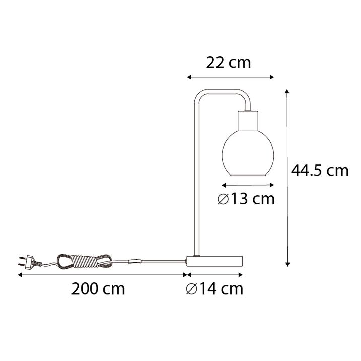 Qazqa Art Deco Tafellamp Zwart Met Smoke Glas - Vidro