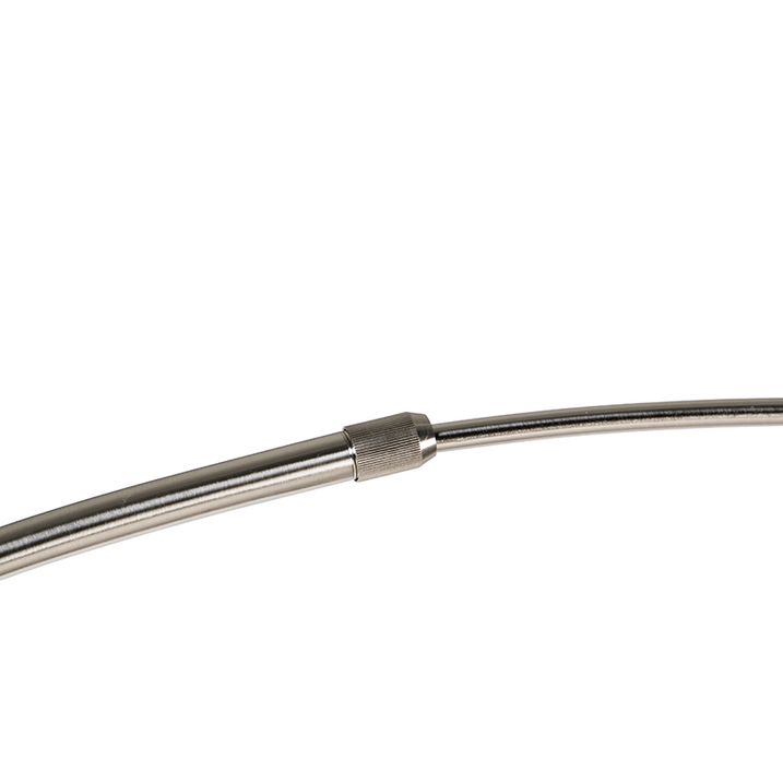 Qazqa Booglamp Staal Met Marmeren Voet Wit Verstelbaar - XXL