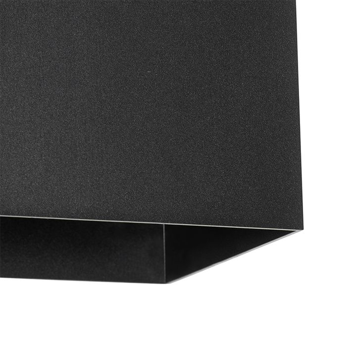 Qazqa Buiten Wandlamp Zwart Met Dimlicht En Sensor Op Solar - Charlotte