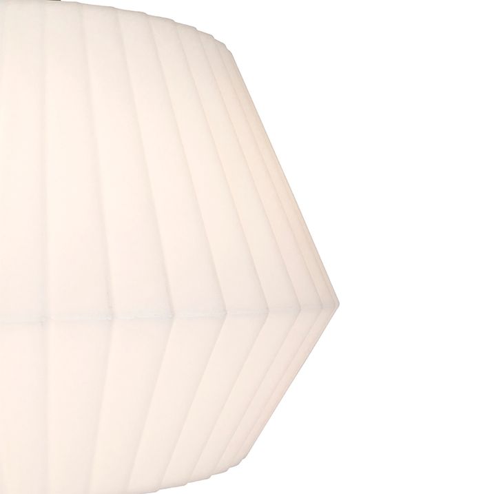 Qazqa Design Buiten Vloerlamp Zwart Met Witte Kap IP44 - Robbert
