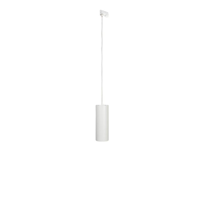 Qazqa Design Hanglamp Wit Incl. Rail Adapter 3-fase - 3-Phase Tubo