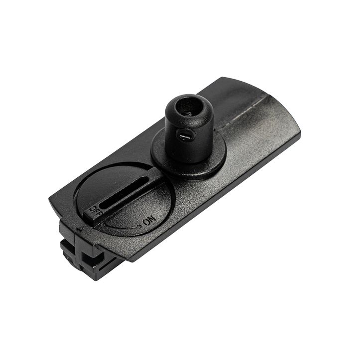 Qazqa Design Hanglamp Zwart Incl. Rail Adapter 1-fase - Iconic Tubo