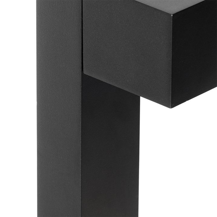 Qazqa Industriële Staande Buitenlamp Zwart 35 Cm IP44 - Baleno