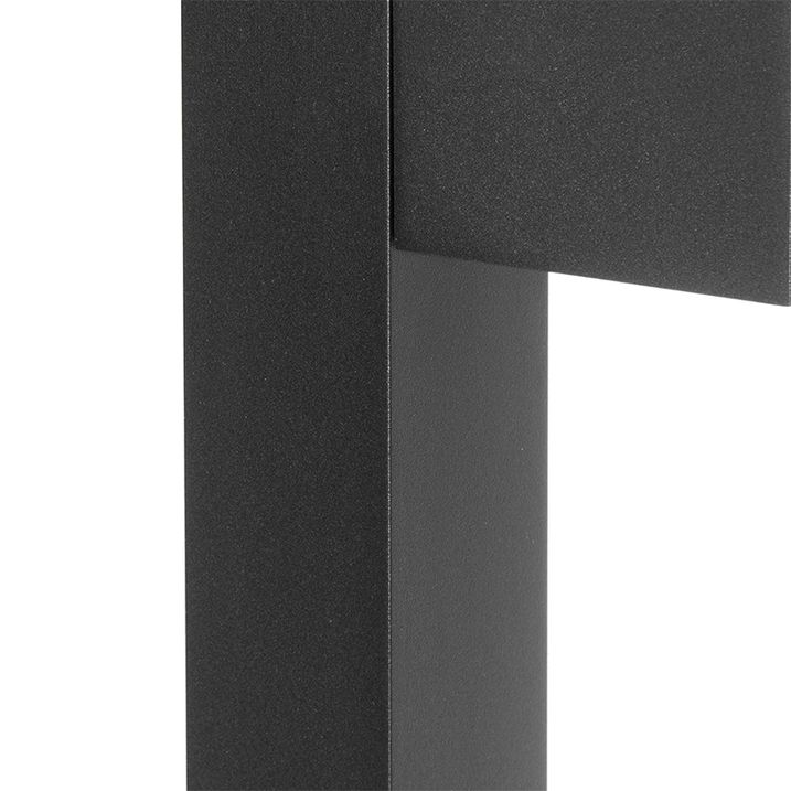 Qazqa Industriële Staande Buitenlamp Zwart 65 Cm IP44 - Baleno