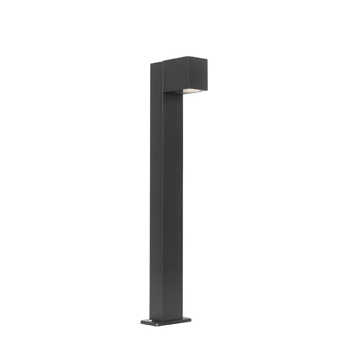 qazqa Industriële staande buitenlamp zwart 65 cm IP44 - Baleno