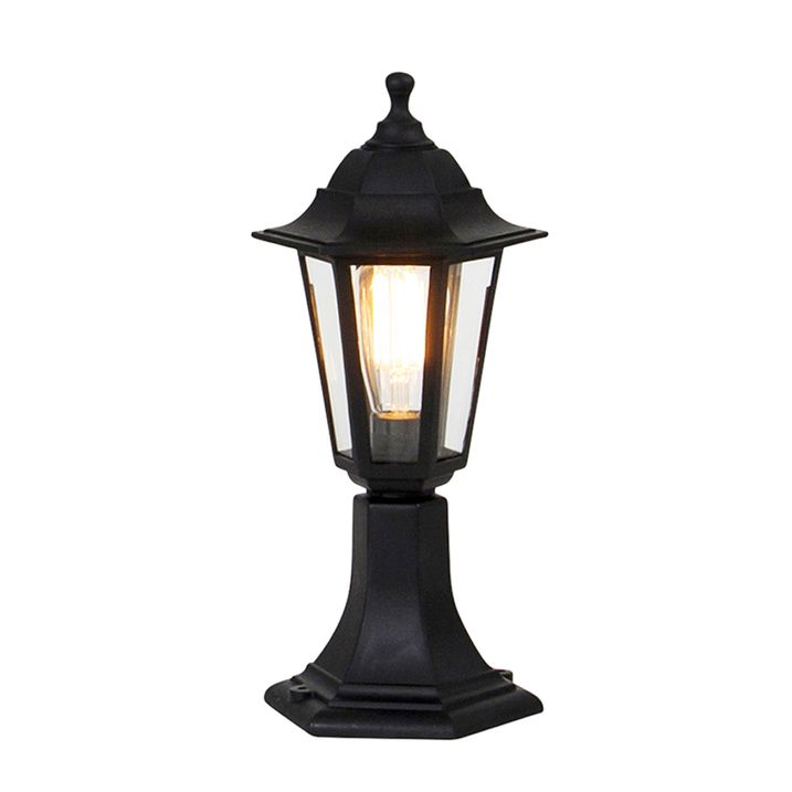 Qazqa Klassieke Buiten Vloerlamp Zwart 42 2 Cm IP44 - New Haven