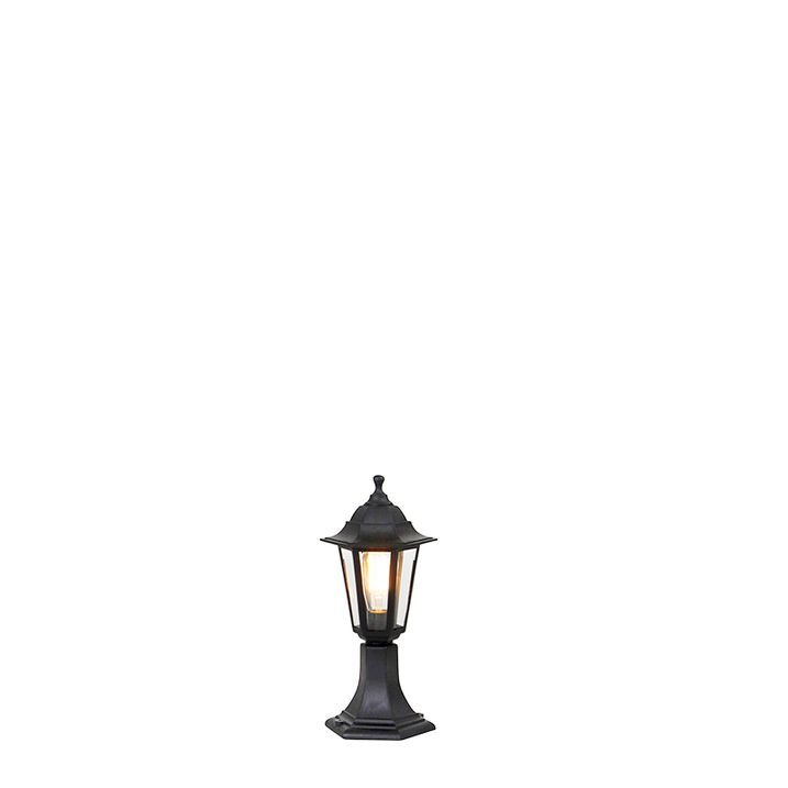 qazqa Klassieke buiten vloerlamp zwart 42 2 cm IP44 - New Haven