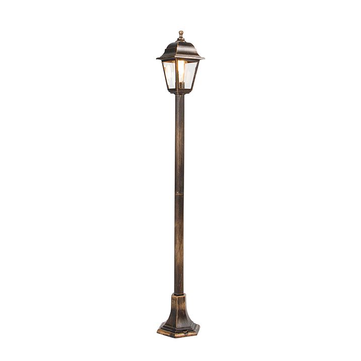 qazqa Klassieke lantaarn antiek goud 122 cm IP44 - Capital